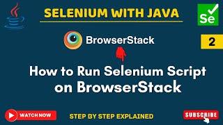 How to Run Selenium script on BrowserStack | How To Run Selenium Tests on BrowserStack | Bangla