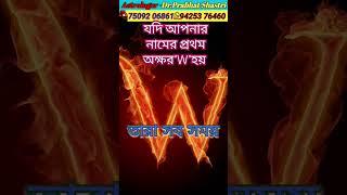 নামের প্রথম অক্ষর দিয়ে জানুন ভবিষ্যৎ#shorts,#youtubeshorts,#viralshorts,#Prabhatshastri।