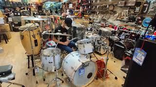 Pearl Wood Fiberglass Drumset at JB Music Store SM City Cebu