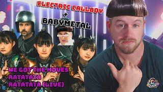 First Time Hearing Electric Callboy/ BABYMETAL - Reacting to "We got the Moves" & "RATATATA"