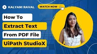 Extract Text From PDF Using UiPath StudioX