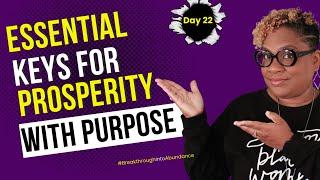 How to Live a Life of Prosperity and Purpose | Day 22