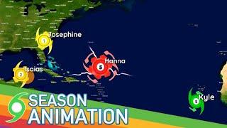 (Read description) 2020 Hypothetical Atlantic Hurricane Season Animation