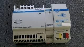 EIB, KNX Power supply for 1 line SV-2/DR1 - part 2