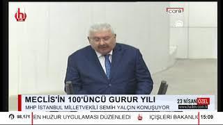 Bahçeli'nin yerine Semih Yalçın TBMM'de 23 Nisan özel oturumunda konuştu!