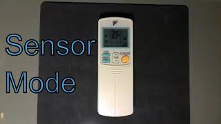 How Sensor Button Work Daikin AC remote Intelligent Eye Operation