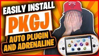 How to Easily Install PKGJ, Auto Plugin (NoNpDrm), Adrenaline on your PS Vita 