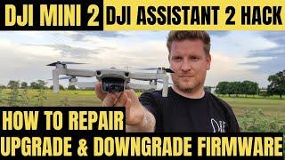 DJI MINI 2  - HOW TO ROLL BACK & UPGRADE FIRMWARE | DJI ASSISTANT HACK TUTORIAL