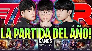 FAKER EN LA PARTIDA MÁS ÉPICA DEL AÑO! *FAKER MUNDIAL?* - T1 vs KT Game 5 WORLDS 2024 LCK REGIONAL