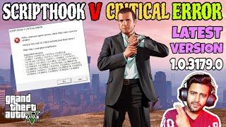 GTA 5 Script Hook V Critical Error Fix  | GTA 5 New Update [3179] How To Downgrade Your Game