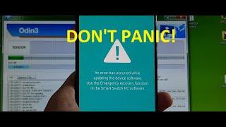 How to fix An error has occurred while updating the device software Emergency Smart Switch