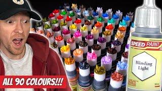 Testing All 90 NEW Army Painter Speedpaint 2.0 COLOURS!!! Speedpaint 2.0 Review