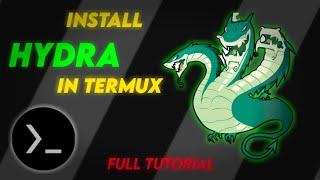 Hydra - How To Install Hydra In Termux | Android Hacking #hydra