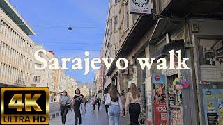 Sarajevo walk ASMR 2024 4K HDR #sarajevo #bosnia #sarajevobosnia #walkingtour #walking #walk #4khdr