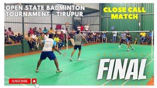 DHILEPAN/PURUSOTHAMAN vs ROHIT/KISHORE || Men Doubles FINAL - Rollick Trophy 2024 || Tirupur