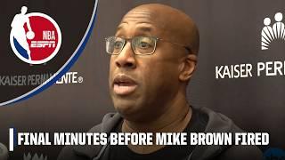 Mike Brown's last Kings practice, media session minutes before firing | NBA on ESPN