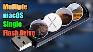 How to create Multiple bootable macOS in a Single USB