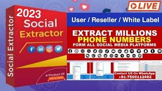 social phone extractor | 2023 social phone extractor pro | social phone extractor free download