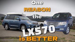 One Reason the Lexus LX570 is better than the Toyota Land Cruiser