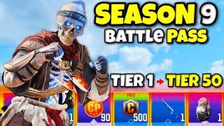 SEASON 9 BATTLE PASS MAXXED OUT in COD MOBILE