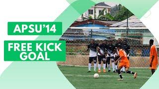 Alfred Amoateng scores a spectacular freekick goal against SANTA'13