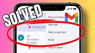 How to mark an email with a star in Gmail