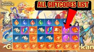 Mythic Samkok & All 44 Giftcodes List | 44 Redeem Codes Mythic Samkok Global - How to Redeem Codes