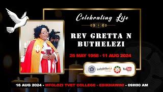 CELEBRATING LIFE OF REV G.N BUTHELEZI