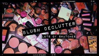 HUGE MAKEUP DECLUTTER 2019: BLUSH | The Beauty Vault