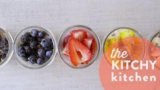 Overnight Oats 5 Ways // The Kitchy Kitchen