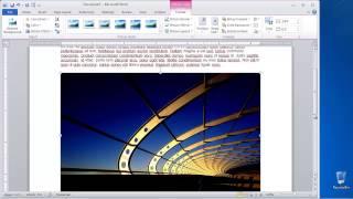 How to Wrap a Text Around a Picture in Word