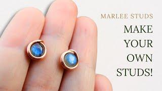 DIY Wire Wrapped Stud Earrings: Easy Step-by-Step Tutorial