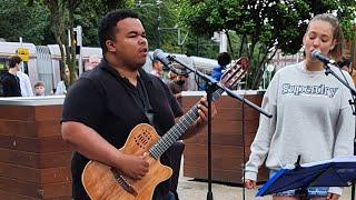 HIS VOICE IS GORGEOUS - Stevie Wonder - Isn't She Lovely | Allie Sherlock, Fabio & Jason cover