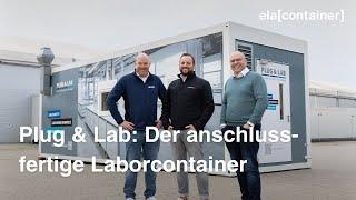 Plug & Lab Laborcontainer | ELA Container Engineering