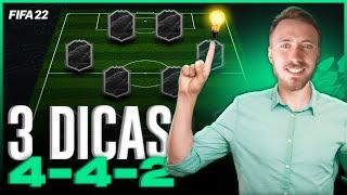 FIFA 22 - 442: 3 DICAS PARA JOGAR MELHOR NA TÁTICA!