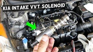 HOW TO REPLACE INTAKE VVT SOLENOID ON KIA FORTE SOUL OPTIMA. Variable Valve Timing