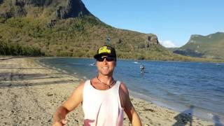 Kitesurfing in Mauritius, Le-Morne  (reportage Vlad Cosmos)