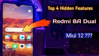 Top 4 Hidden Features In Redmi 8A Dual - Redmi 8A Miui 12 Update ? 