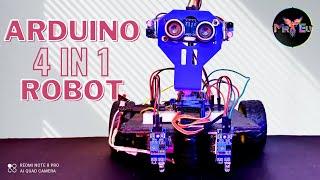 arduino 4 in 1 robot I arduino robot projects of 2021