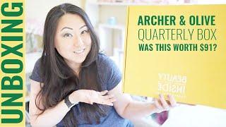 UNBOXING Archer and Olive Quarterly Subscription Box March 2022 - Is it worth $91?