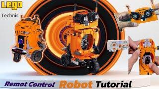 How To Make A Lego Technic Remote Control Robot Tutorial