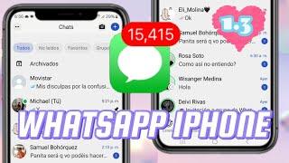 WhatsApp Estilo IPhone 1.3 Actualizado  ️️ || JUNIO 2024 ||