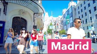 Madrid Spain - Walking in Madrid Spain - 4K ULTRA HD 60 fps