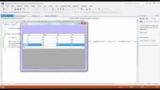 Update Delete Data base table using Datagridview, And Form2