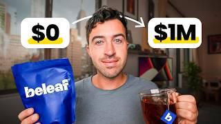 Finally Announcing My Tea Business | Zero to $1,000,000 Challenge