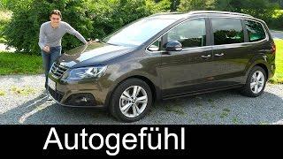 Seat Alhambra Facelift FULL REVIEW test driven 2016 - Autogefühl