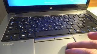 Замена клавиатуры на ноутбуке HP EliteBook 840g1