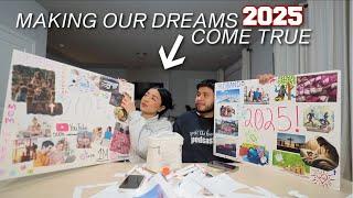 MAKING OUR 2025 VISION BOARDS!!!