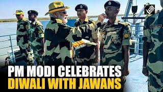 PM Modi braves extreme conditions to celebrate Diwali with BSF, Armed Forces in Kachchh, Gujarat