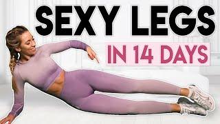 SEXY LEGS in 14 Days (lose & burn fat) | 8 minute Home Workout